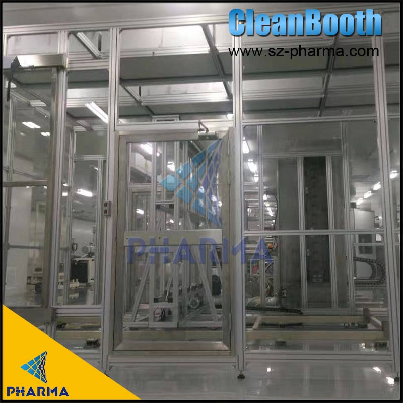 SUS 304 Frame Acrylic Wall Clean Booth