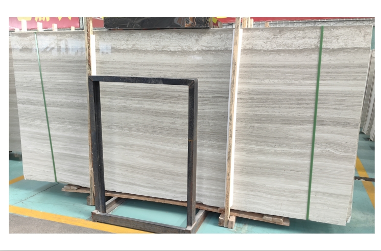 Natural Stone White Wood Marble White Wooden Grain Marble Wood Design Marble