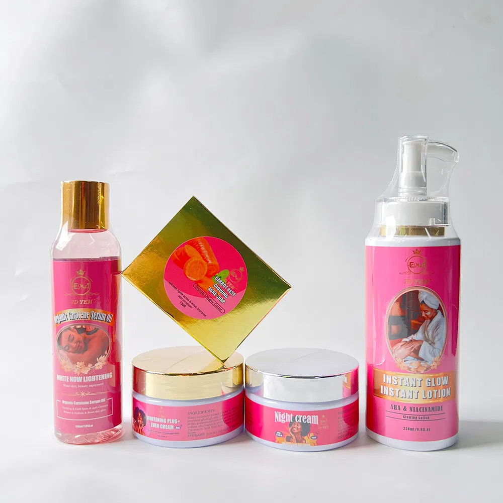 Hot Selling Whitening Skin Lightener Dark Repair Cream Natural Whitening Anti-Aging Formula Nourishing Hydrating Skin Care Set