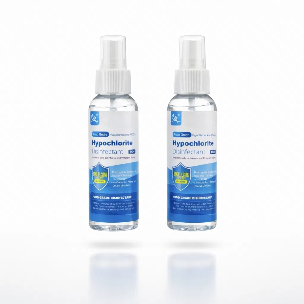 Food Grade Hypochlorous Acid Disinfectant Liquid Alcohol Free 99.99% Bacteria Elimination Allergy Free for All Skin Types