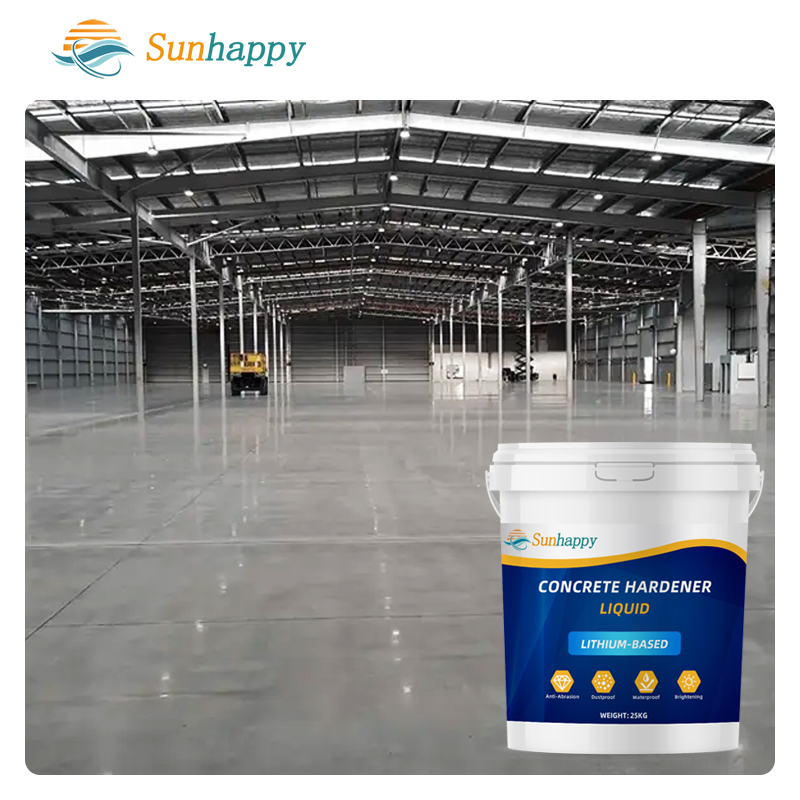 Lithium-Based Concrete Floor Surface Treatment Curing Agent Densifier Construction Liquid Concrete Hardener