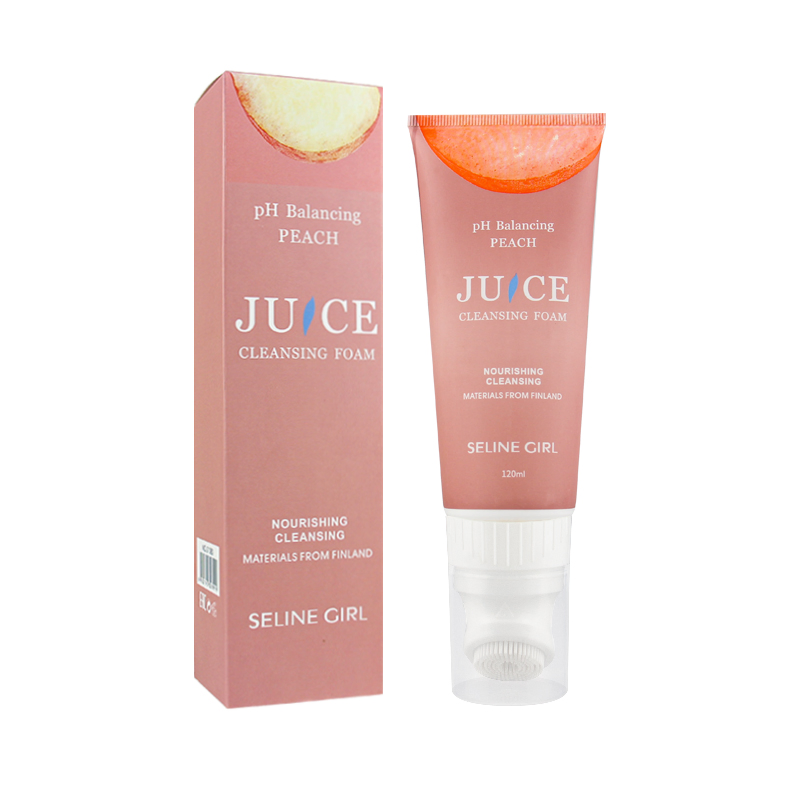 Seline Girl 3 Types 120ml Green Tea Peach Grapefruit Facial Cleanser