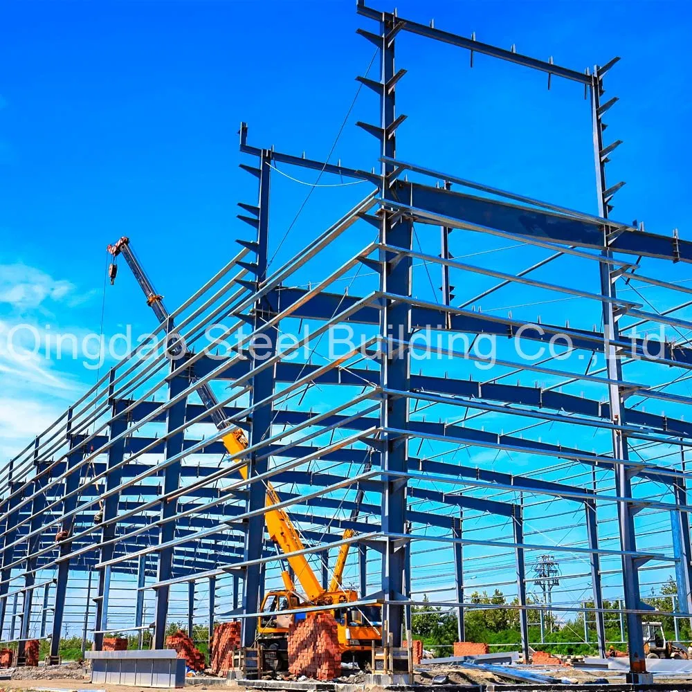 China Factory Prefabricated Steel Structure Storage Shed Warehouse Workshop Hangar Office Building