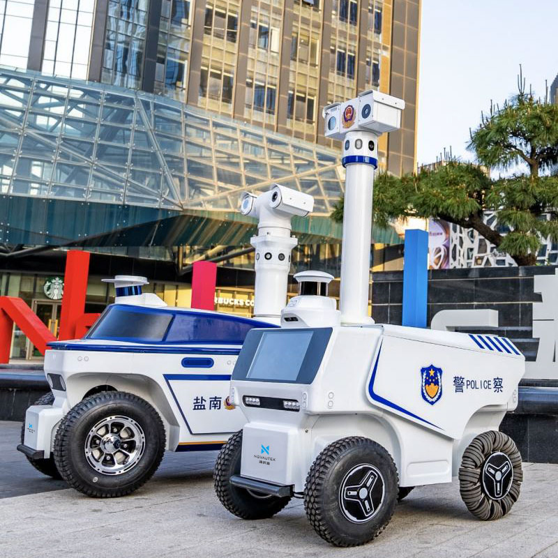 Customized Security Robot for Office Buildings and Parking Lots