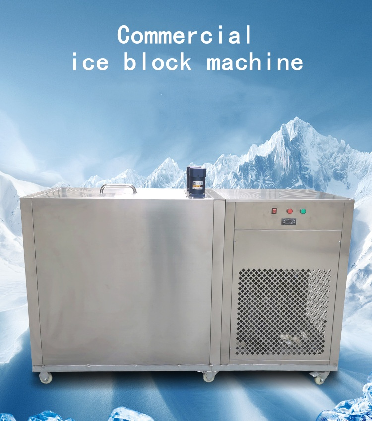 High Efficiency 2t Large Capacity Industrial Ice Block Machine Big Ice Maker