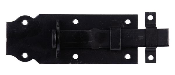 Yellow Zinc Black Latch with a Flat Bolt for Lock Shutters, Doors and Chests