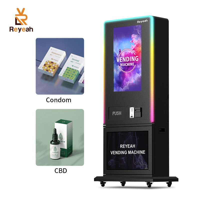 32 Inch LCD Touch Screen OEM ID Card Reader Tabacco Cigarette Vapes Vending Machine with Age Verification
