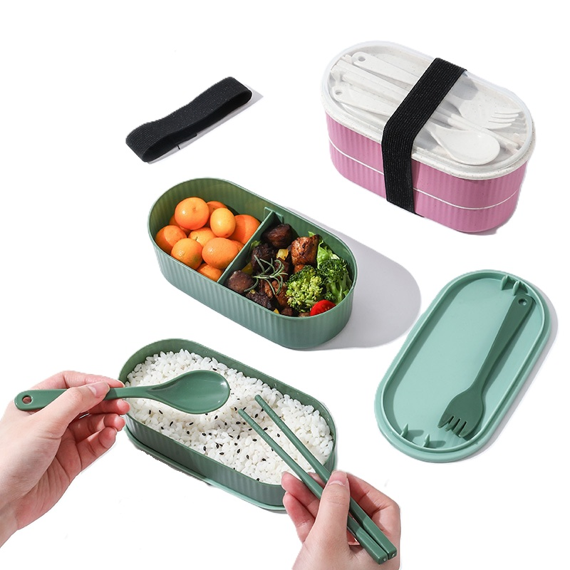 Eco-Friendly Portable Plastic Lunch Box for Easy Meals