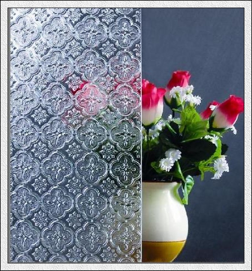 6mm Patterned Glass Figured Glass Pattern Glass for Furiniture