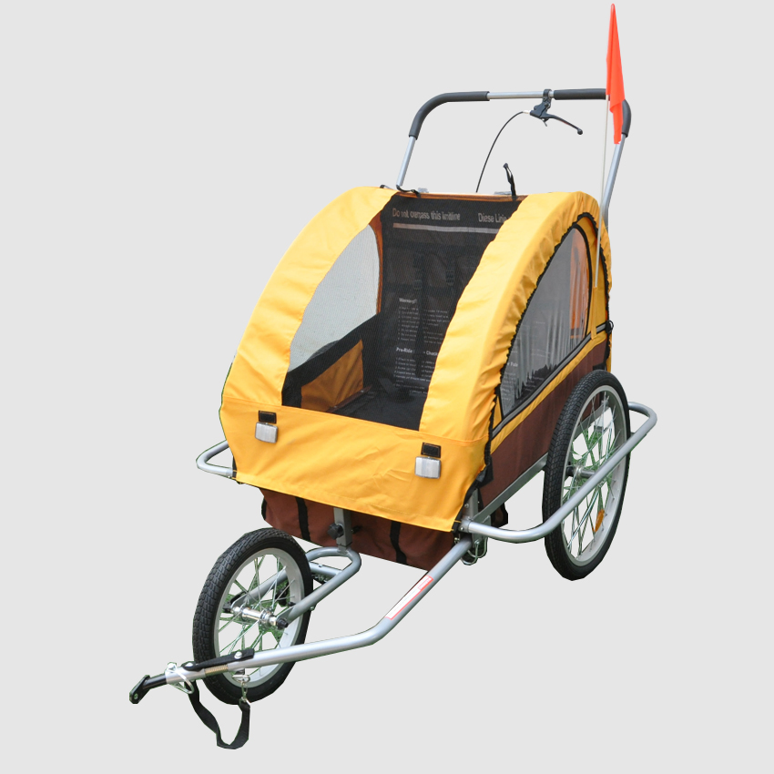 China Babi Trailer Steel Bicycle for Bike Trailer Kids Bicicled Trailer