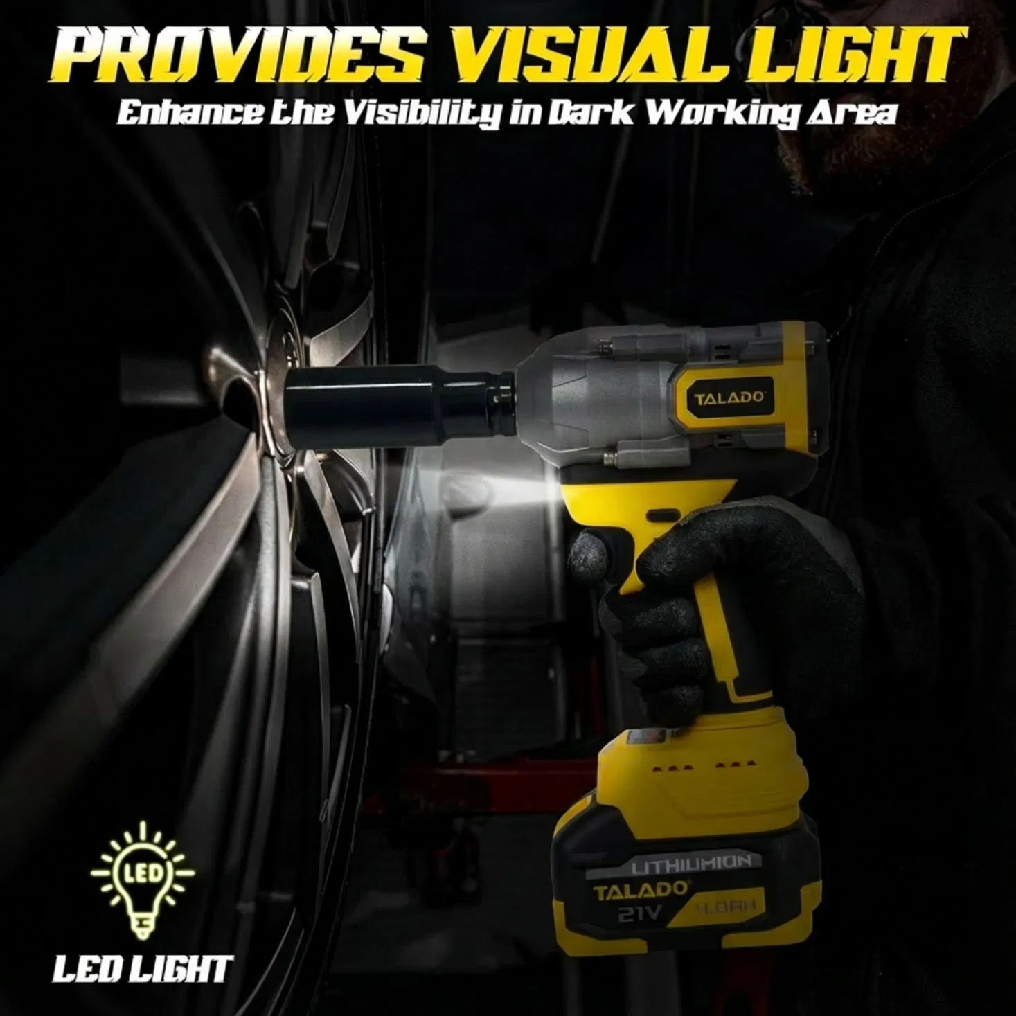 Advanced Brushless Cordless Wrench for Home DIY Durable Electric Wrench