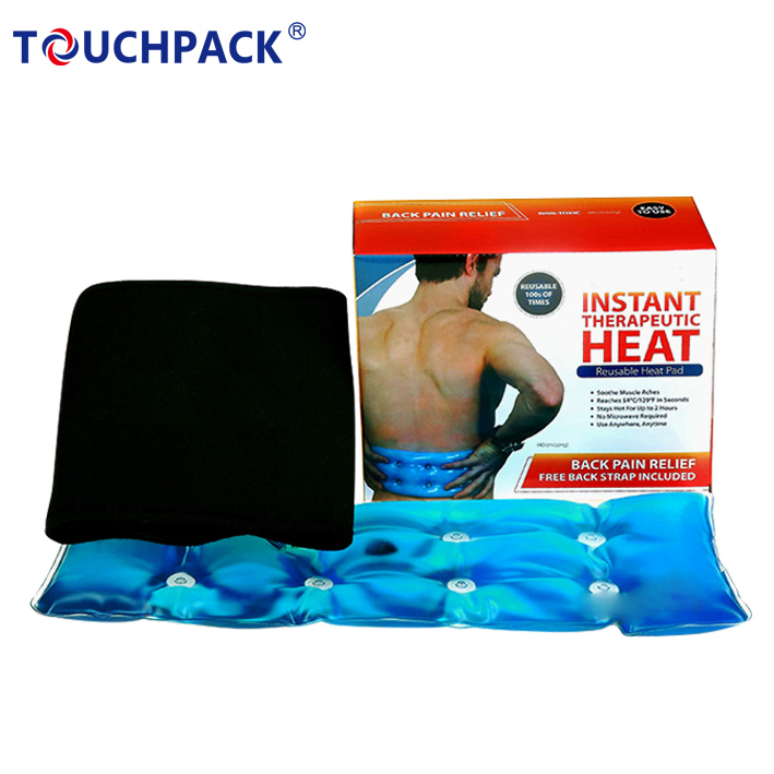 Portable Non Toxic Food Grade Gel Reusable Click Heat Packs