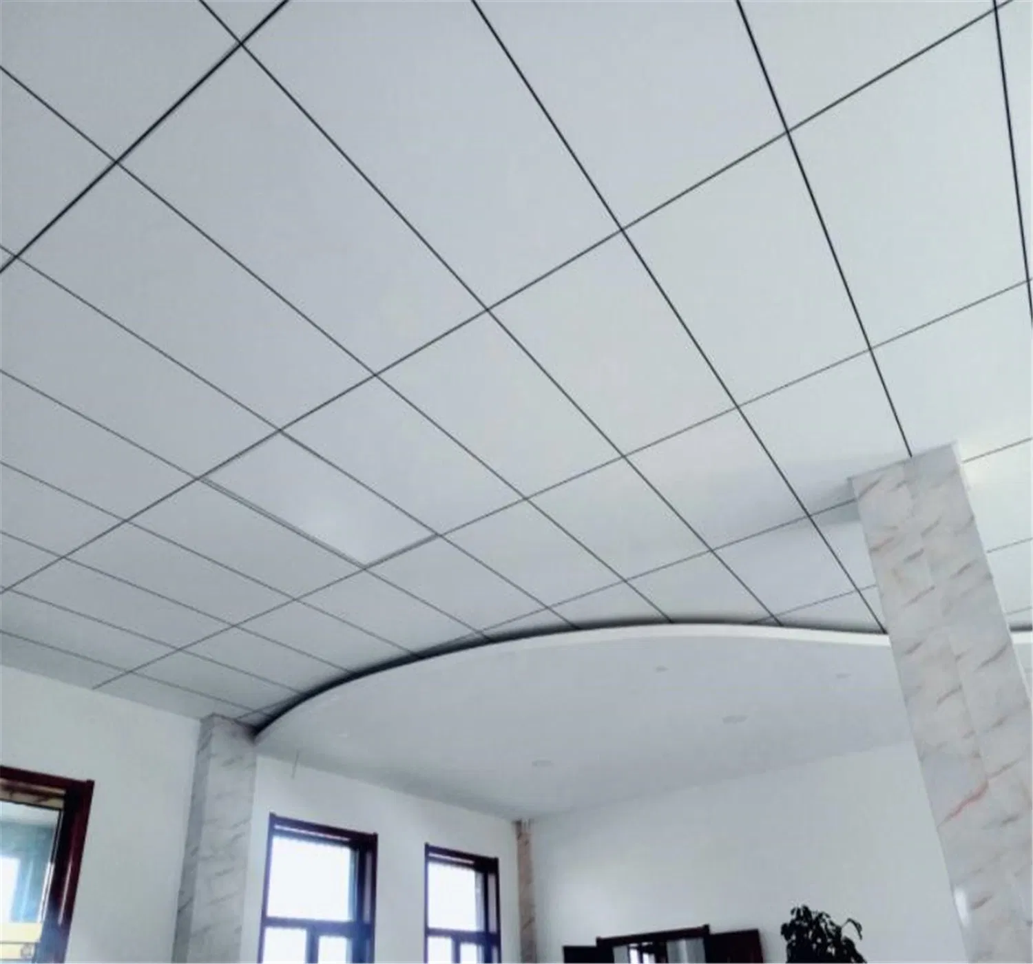 Fiberglass Wool Acoustic Ceiling Factory Price Soundproof Drop Ceiling Tiles
