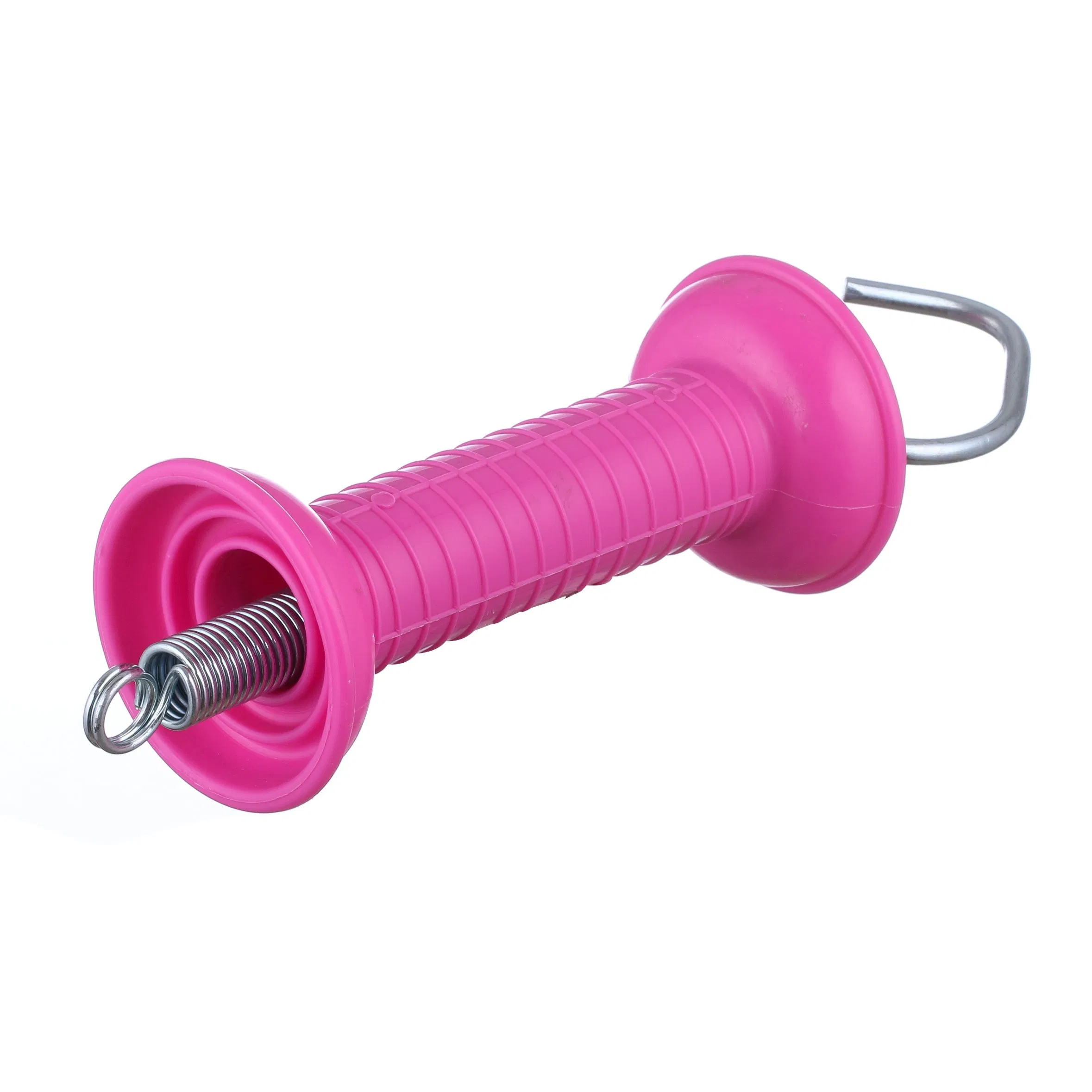 Premium Quality UV-Resistant Electric Fence Hook and Spring Gate Handle Pink