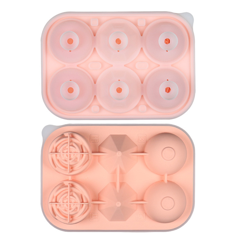 Форма для льда Diamond Rose Ice Grid, 6 ячеек