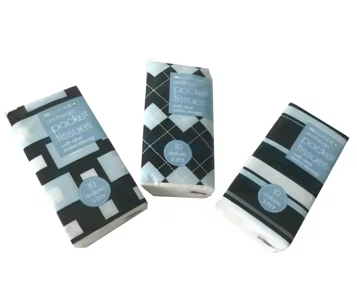 Exquisite Table Linens for High 3ply 10sheets Pocket Tissues