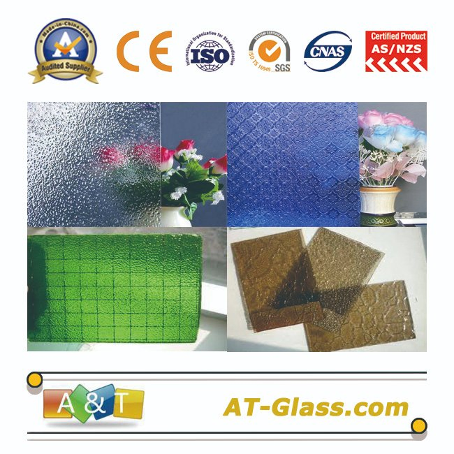 3~6mm Patterned Glass for Bathroom Window Furniture