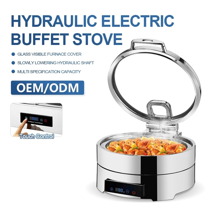 Corrosion-Resistant Stacked Hydraulic Round Electric Food Warmer Breakfast Buffet Stove