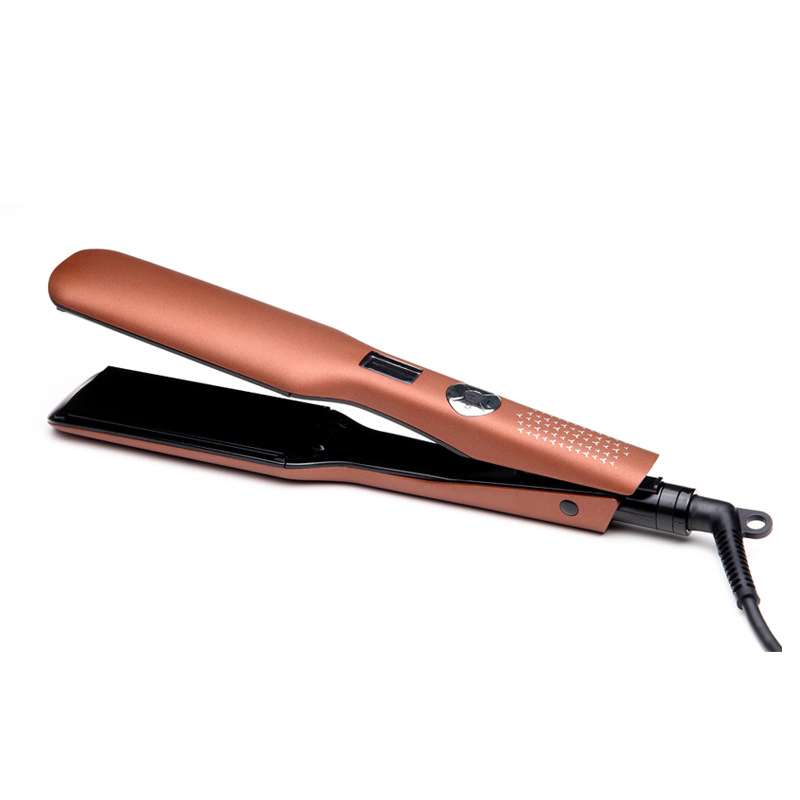 LCD Hair Straightener with Wide Plate