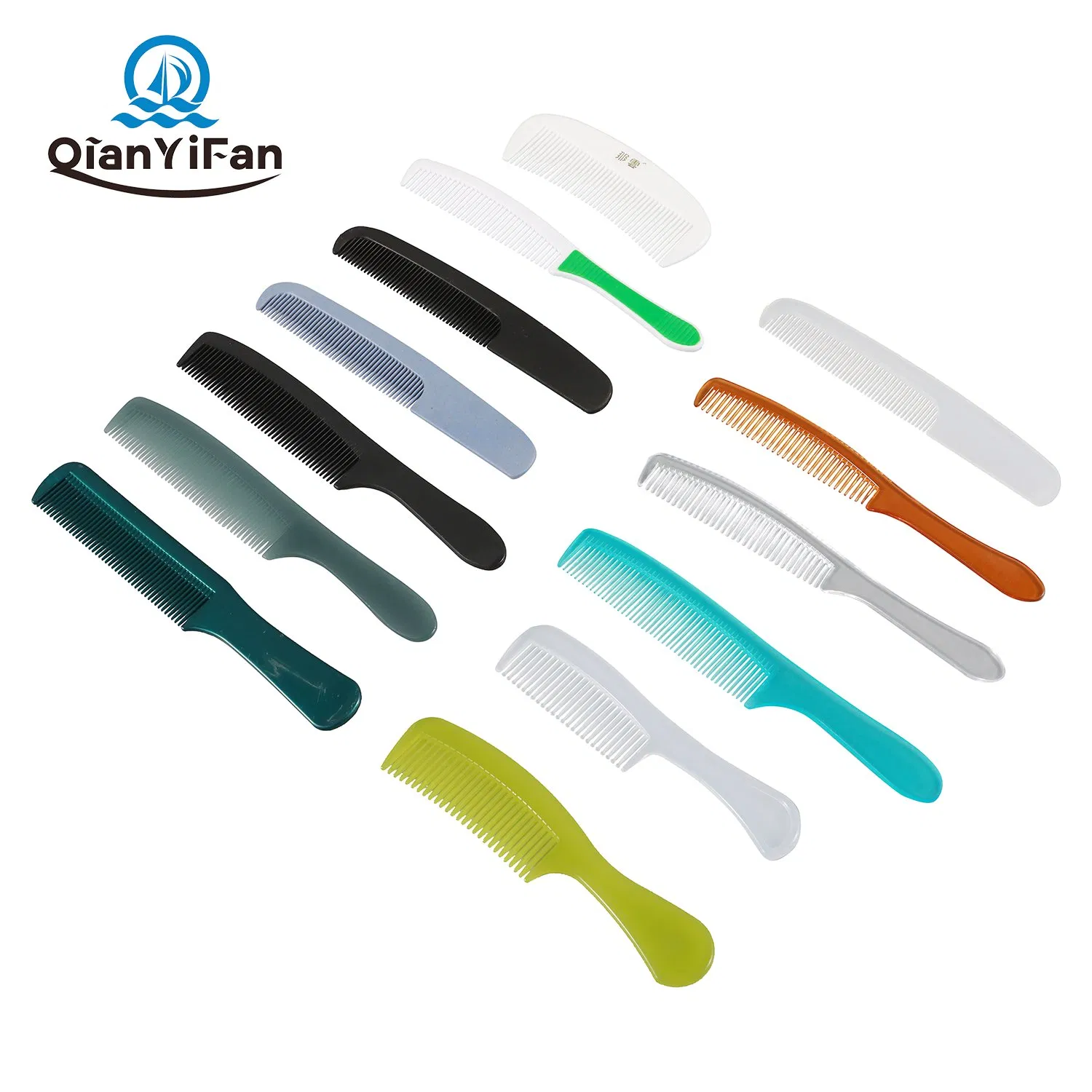 Disposable Comb Individually Packaged Long Handle Plastic Comb Suitable for Hotel SPA Airline Travel