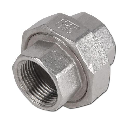 Pipe Fitting B16.11 1/2 Inch A105 Carbon Steel Class 2000 NPT Thread Union Screw Union