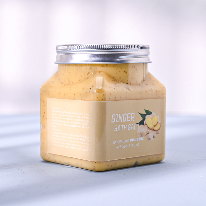 Aixin Private Label Ginger Body Scrub Moisturizing and Exfoliating Body, Face, Hand, Foot Scrub, Nourishes Skin, Deep Cleansing