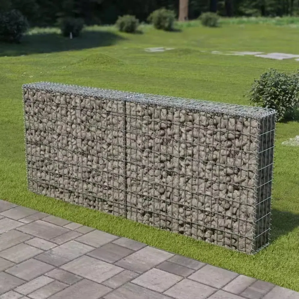 Welded Gabion Partition Wall Fence Gabion Box Stone Retaining Wall