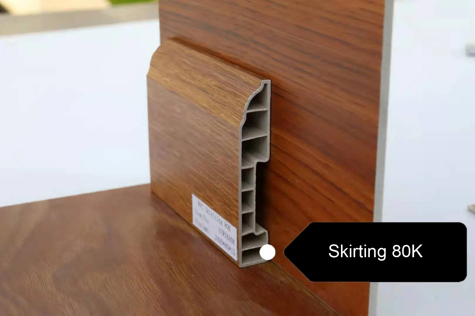 Vinyl Plank Flooring Accessories, PVC Moulding, Spc Skirting Baseboard