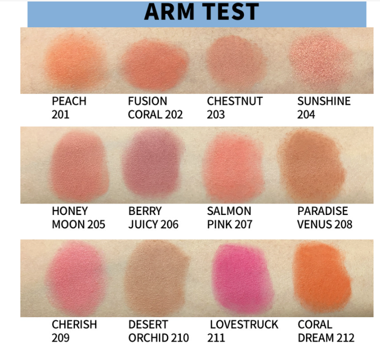Makeup Long Lasting Palette Private Label Pressed Blusher
