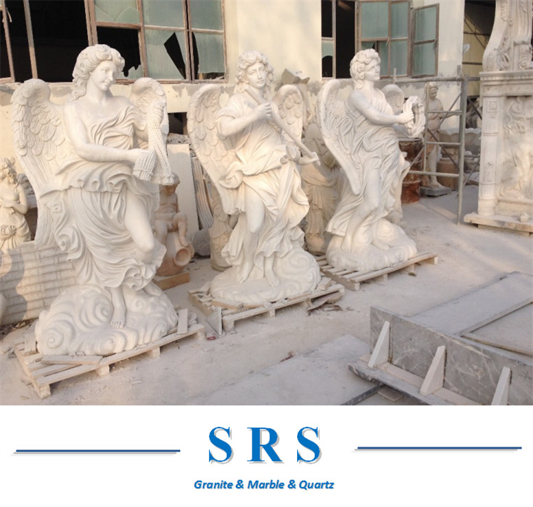 White Marble Stone Carving Architectural Stone Carving Statue