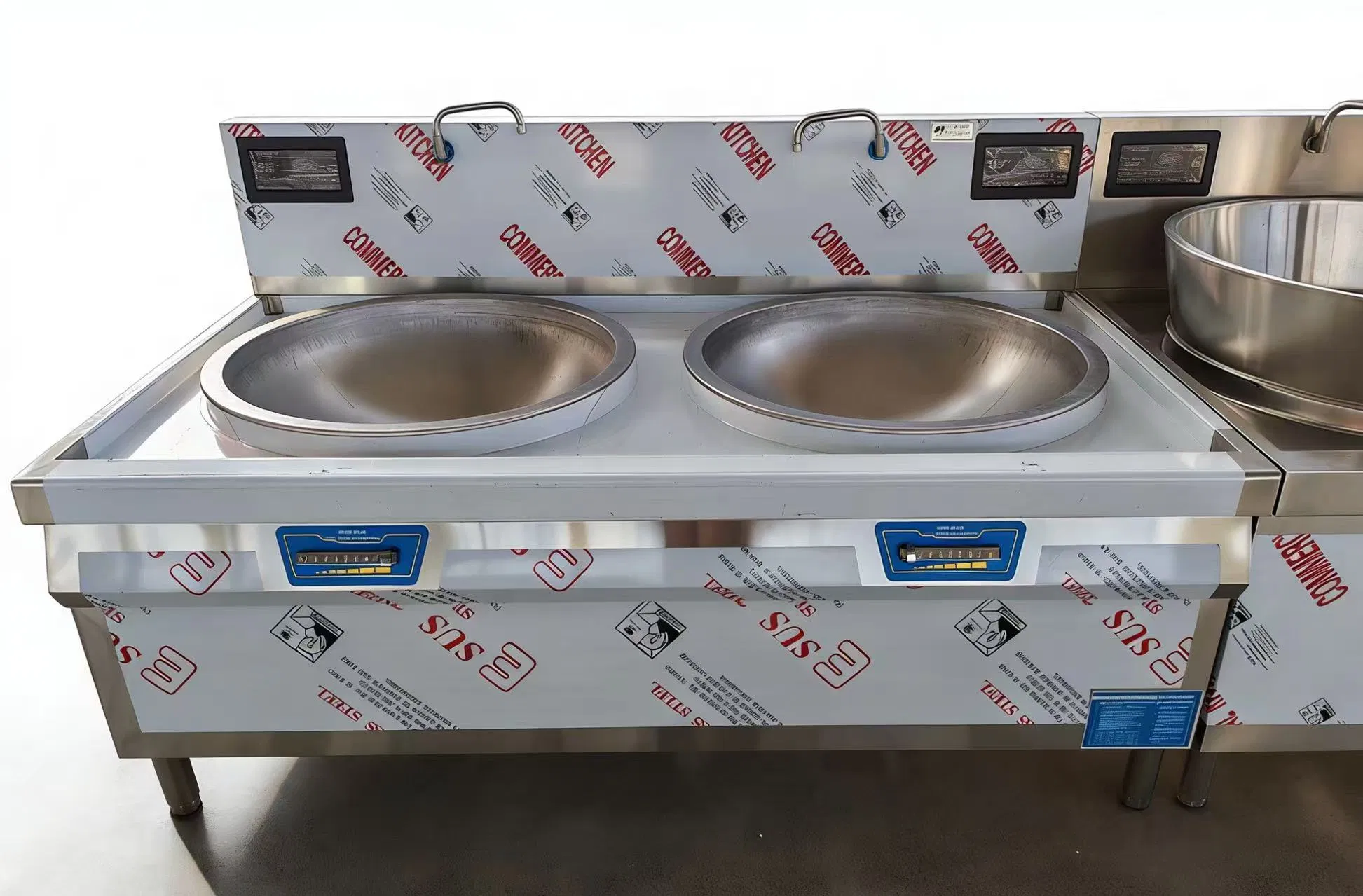1000 Double Burner Commercial Stock Pot Stove