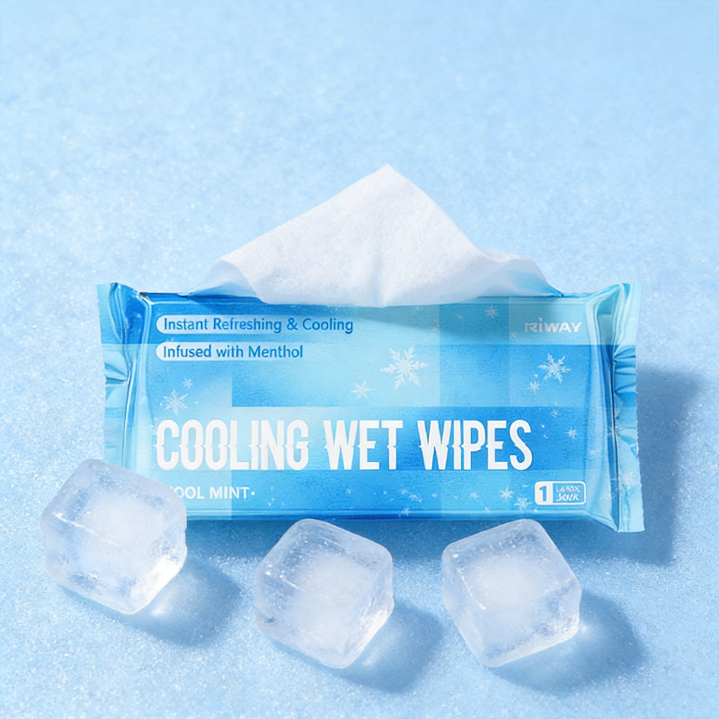 Refreshing Mint Cooling Wipes for Heat Relief Outdoors