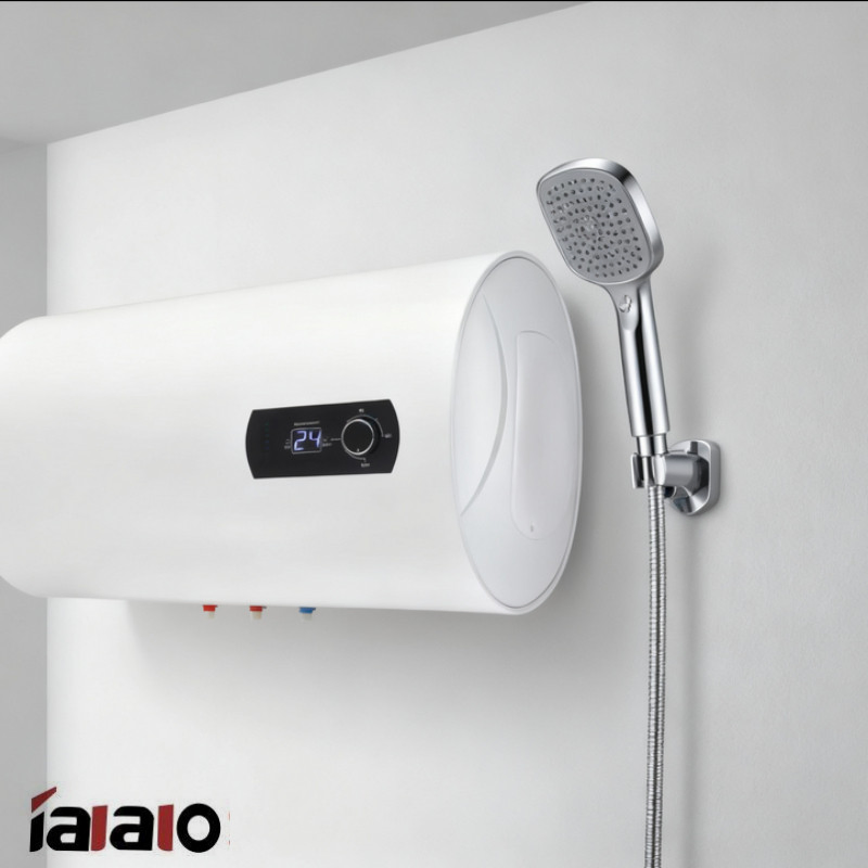 Modern Flat Barrel Design Storage Water Heater with Double Tank Technology