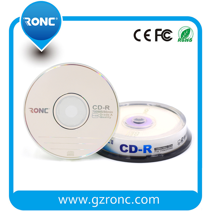 Чистые CD-R диски 700MB 80мин 52x, 50 шт