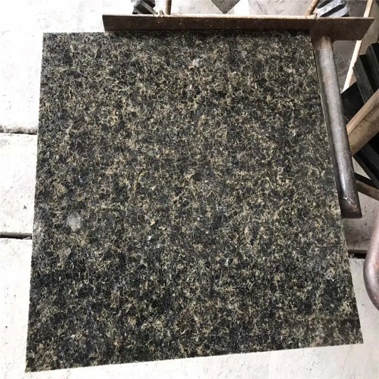 Brazil Decoration Stone Floor Tile Verde Ubatuba Green Granite