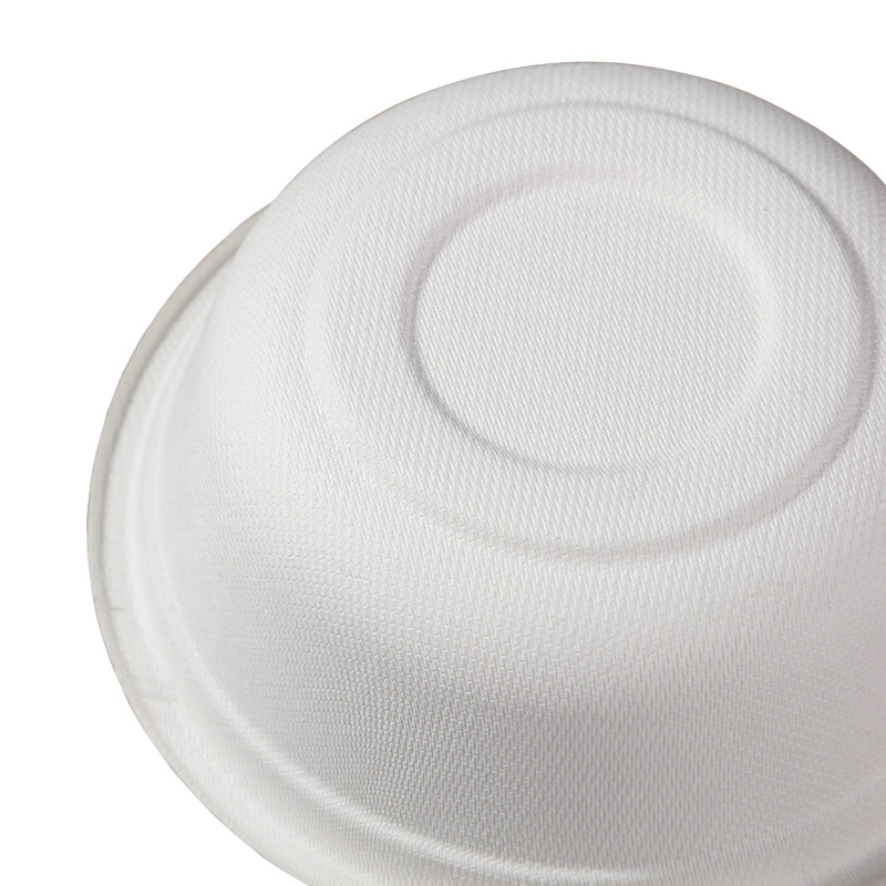350ml Leakproof Sturdy Biodegradable Sugarcane Bagasse Pulp Bowl