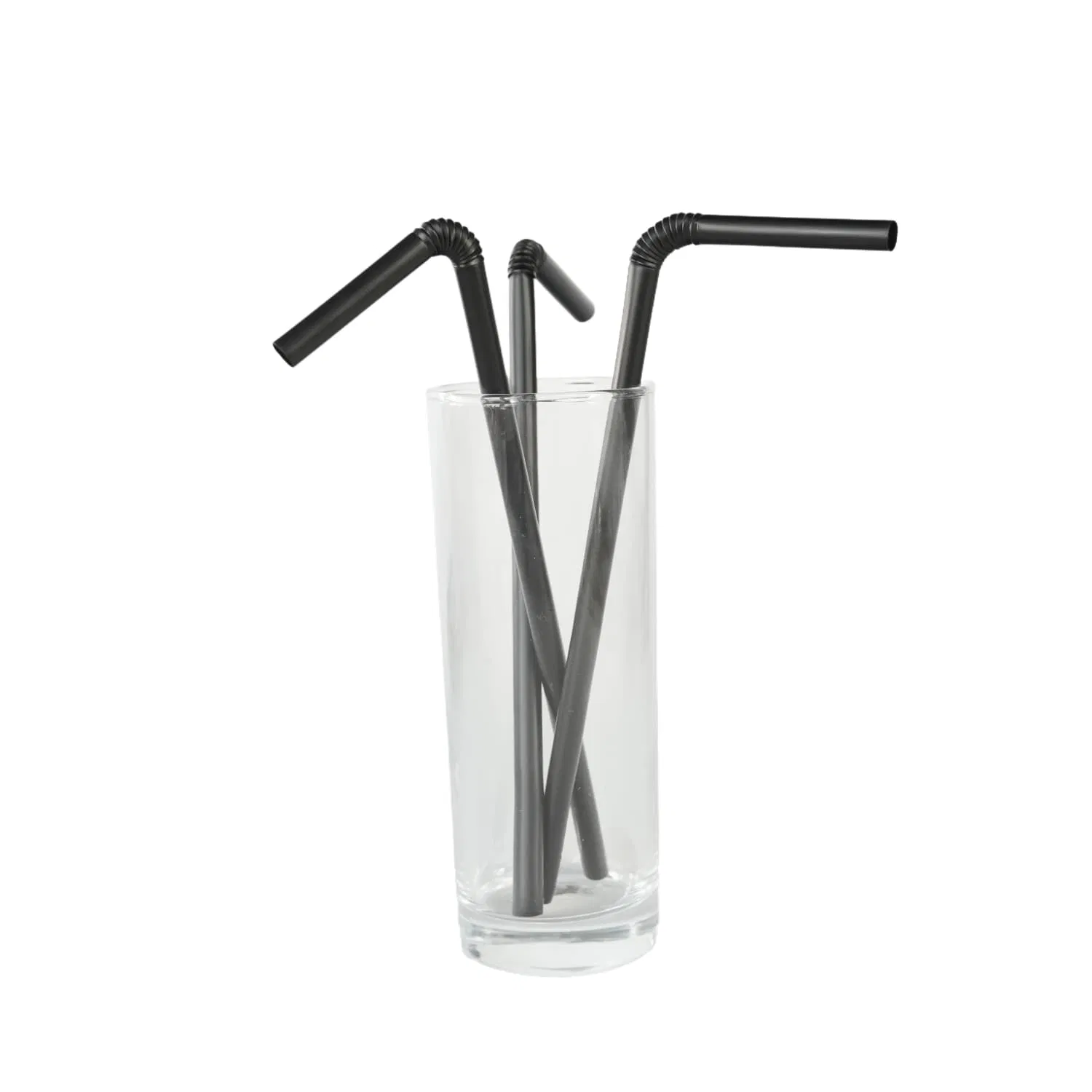 Eco-Friendly Stylish Black Bendy Straws for Daily Use