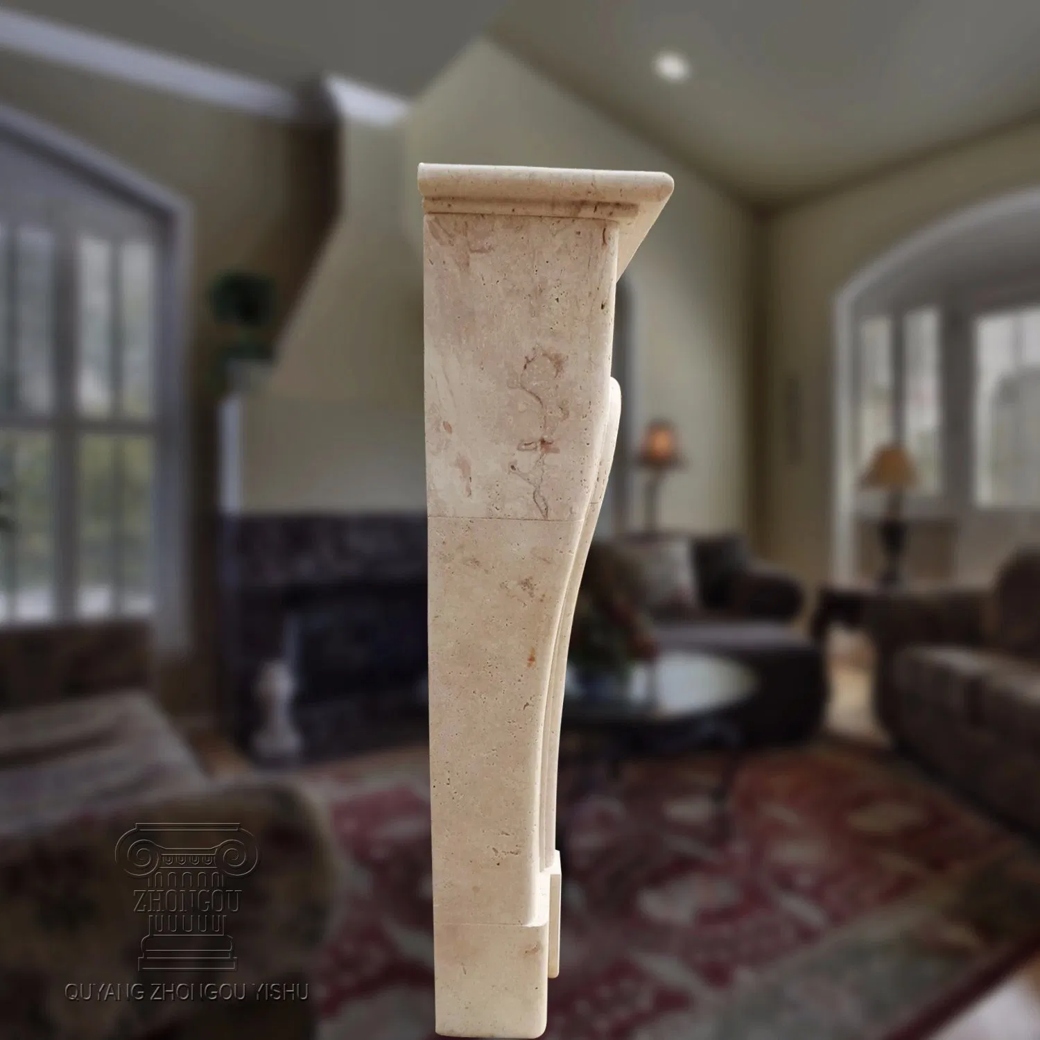 Sandstone Fireplace Surround Fireplace, Marble Mantel