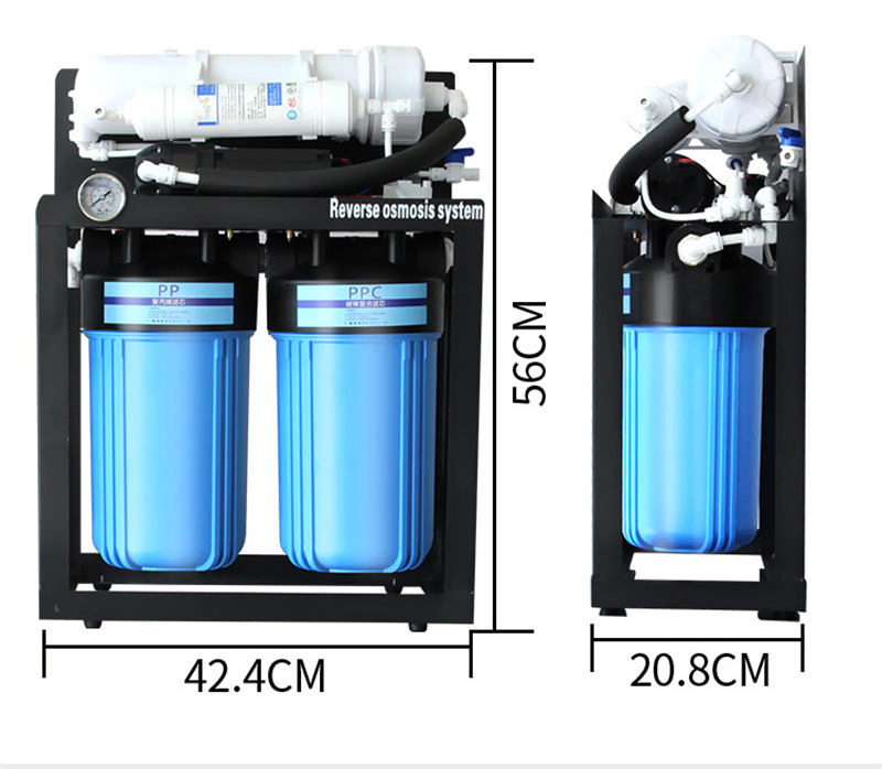 Commercial Reverse Osmosis (RO) System Water Filter Machine Purifier Direct Drinking