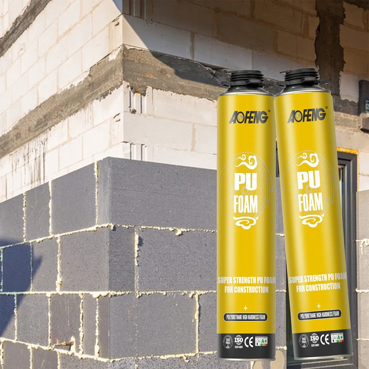 Fast Drying Excellent Elasticity 750ml High Bonding Strength Polyurethane Spray Foam Sealant PU Foam Sealant