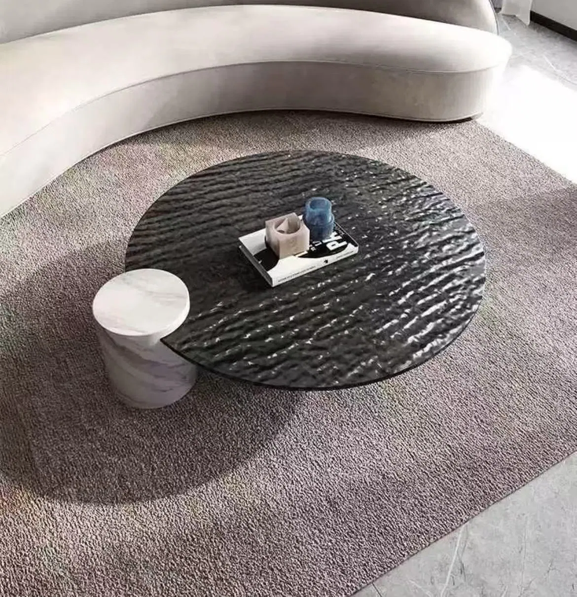 Texture Cast Glass Table Top for Outdoor/Indoor Furniture