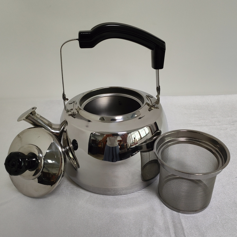 Home Appliance Stainless Steel Teapot Insulation Kettle Coffee Pot with Filter