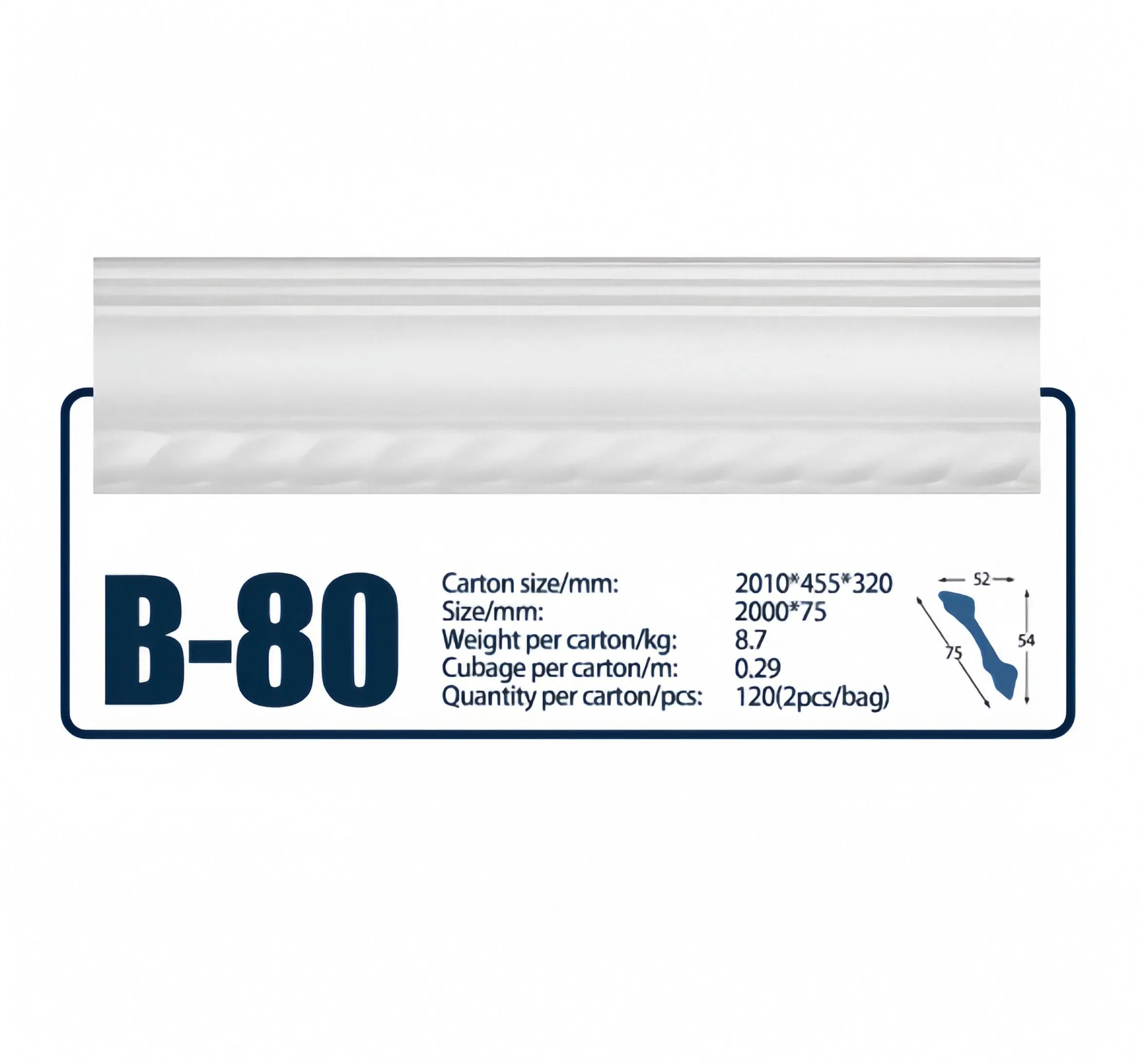 Popular Style EPS Foam Wall Cornice Coving Polystyrene Mouldings Gold PS Moulding