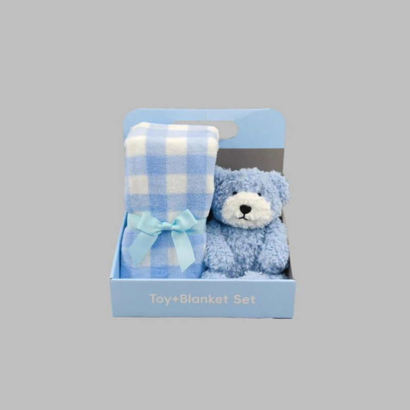 Wholesale Animal Toys with Blanket Rabbit Doll Cozy Plush Baby Security Blanket Loveys for Baby Doll