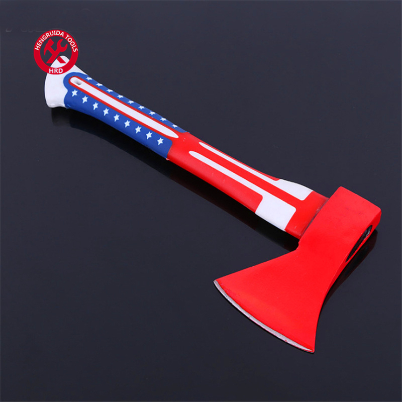A613 Axe with USA Flag Handle Fiberglass Spliting Hammer