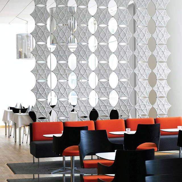 Pet White Soundproof 3D Acoustic Polyester Fiber Foam Panel