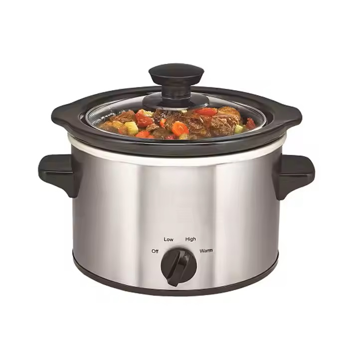 Versatile 2qt Slow Cooker for Easy Meal Preparation and Cooking