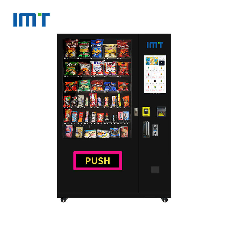 Imt Popular Smart Snack & Drink Vending Machine with Double Layer Doors