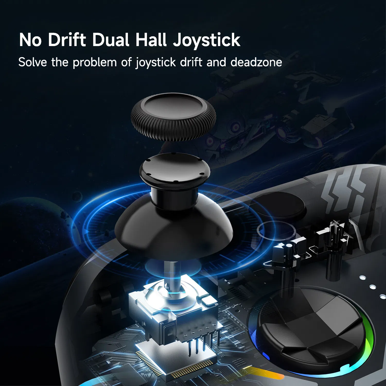 Игровой контроллер Switch с Hall триггерами для ПК и Steam