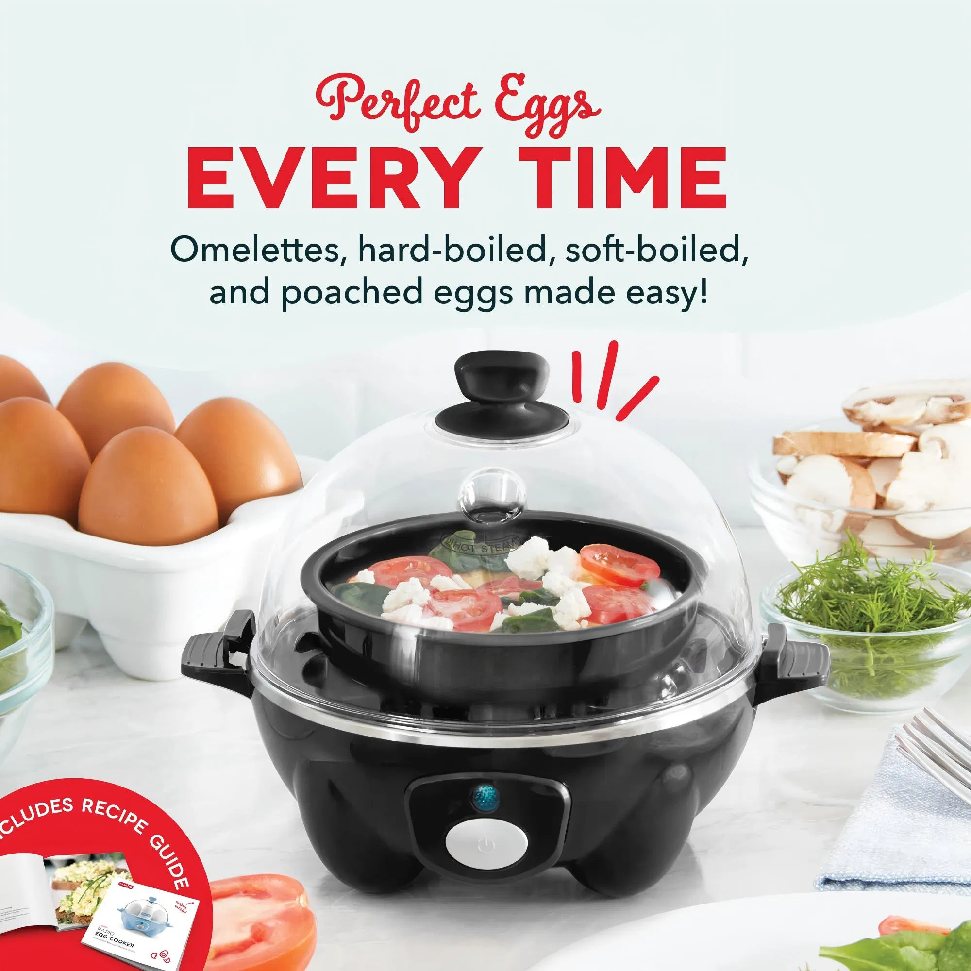 Wholesale Home Portable Safety Commercial 7 Egg Capacity Automatic Mini Egg Cooker
